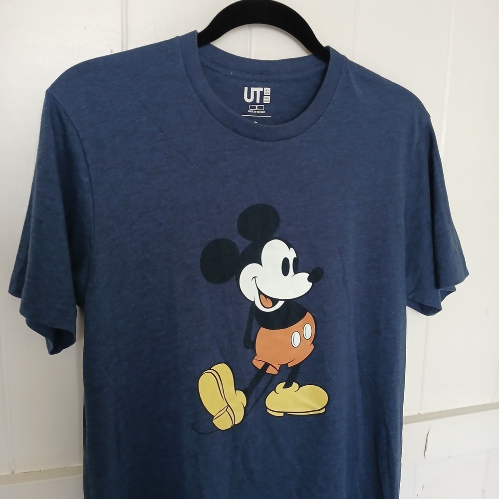 Uniqlo Navy Blue Mickey Mouse Graphic Tee